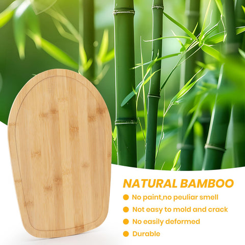 COOBL natural bamboo surface resists cracking and feels smooth.