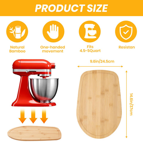 COOBL silent sliders let you move your mixer without noise.