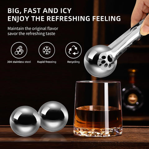 coocuture gift set for whiskey lovers: premium stones for gifting