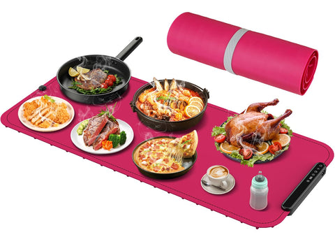 COODAM warming mat displaying full-surface heat for even buffet warming