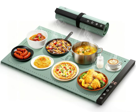 COODAM warming mat with full surface heat keeps dishes warm at gatherings