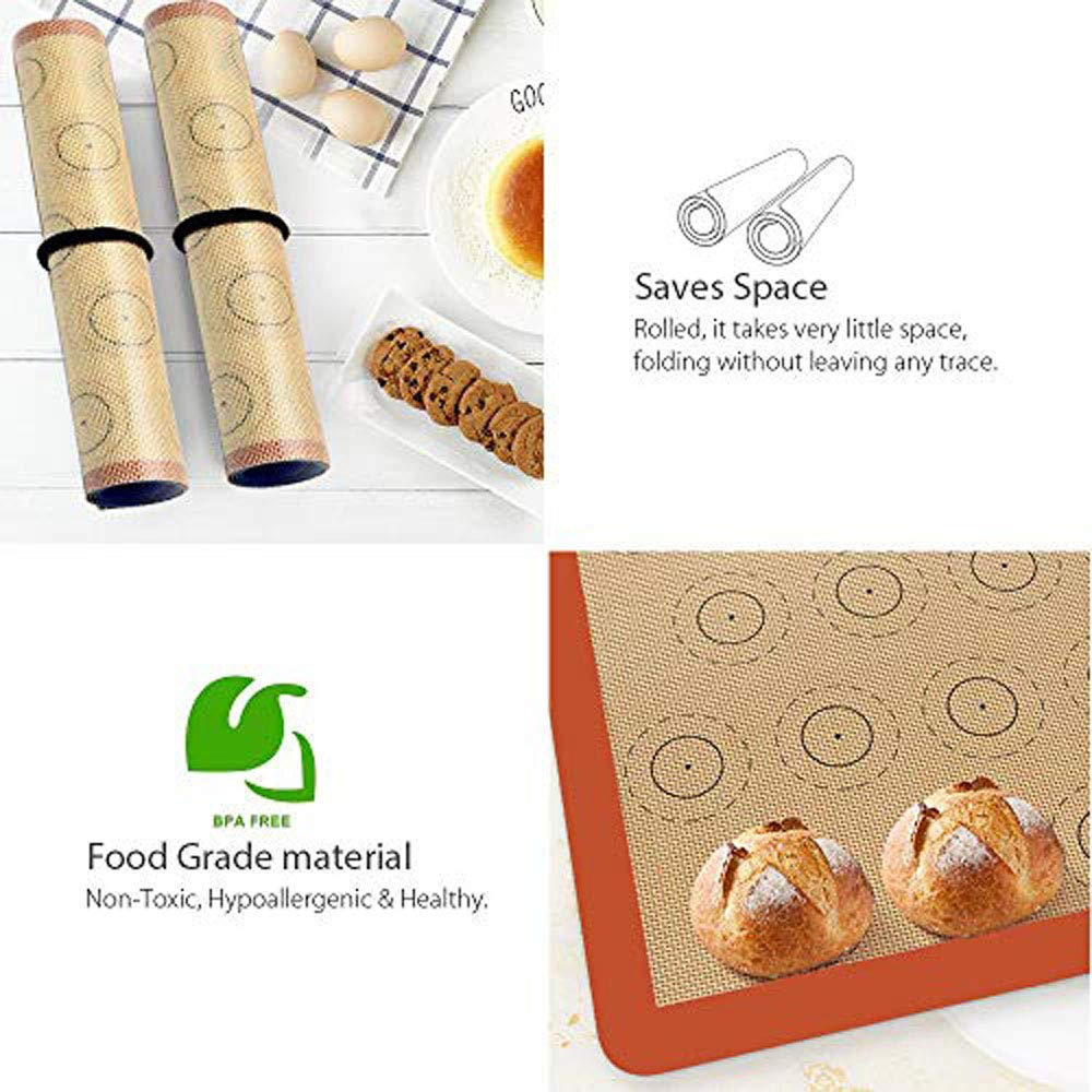 Cook Time dishwasher-safe macaron mat for quick cleanup