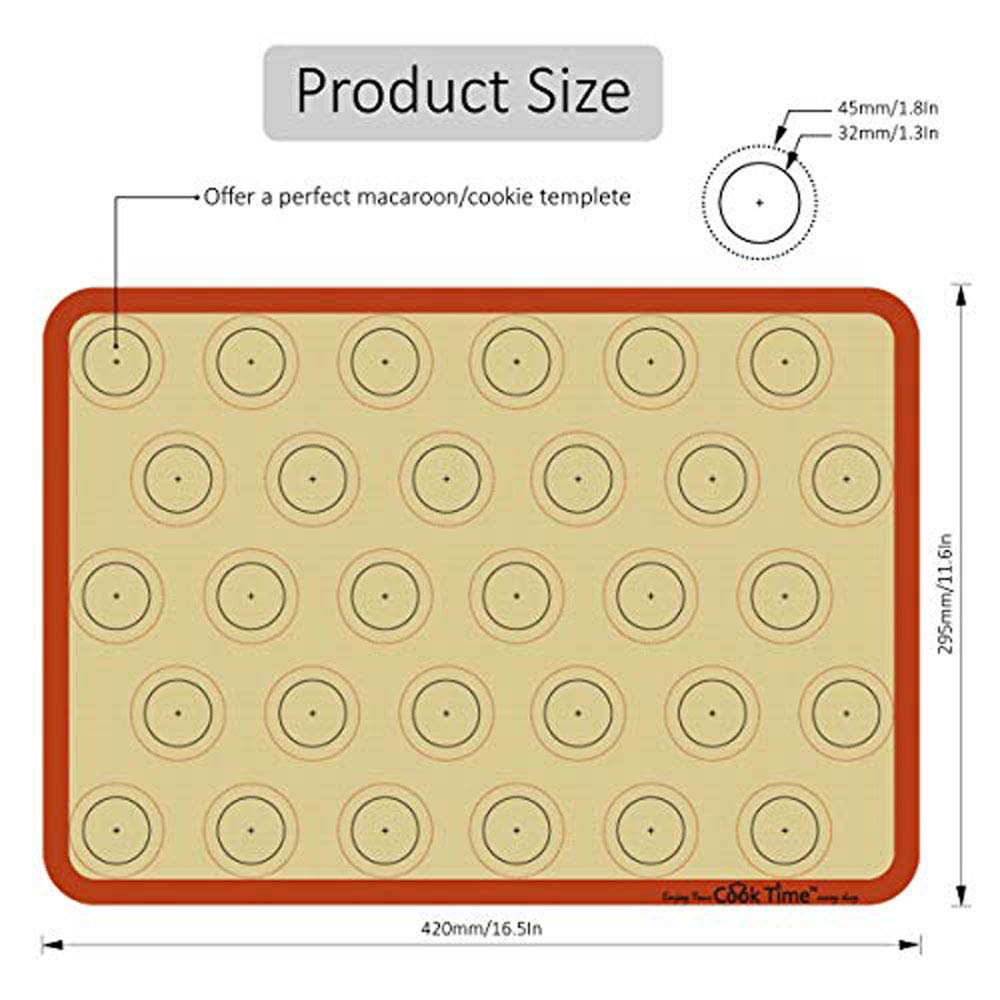 Cook Time reusable baking mat helps reduce parchment waste
