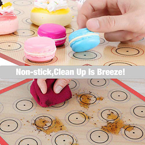 Cook Time two-pack macaron mat saves space and value