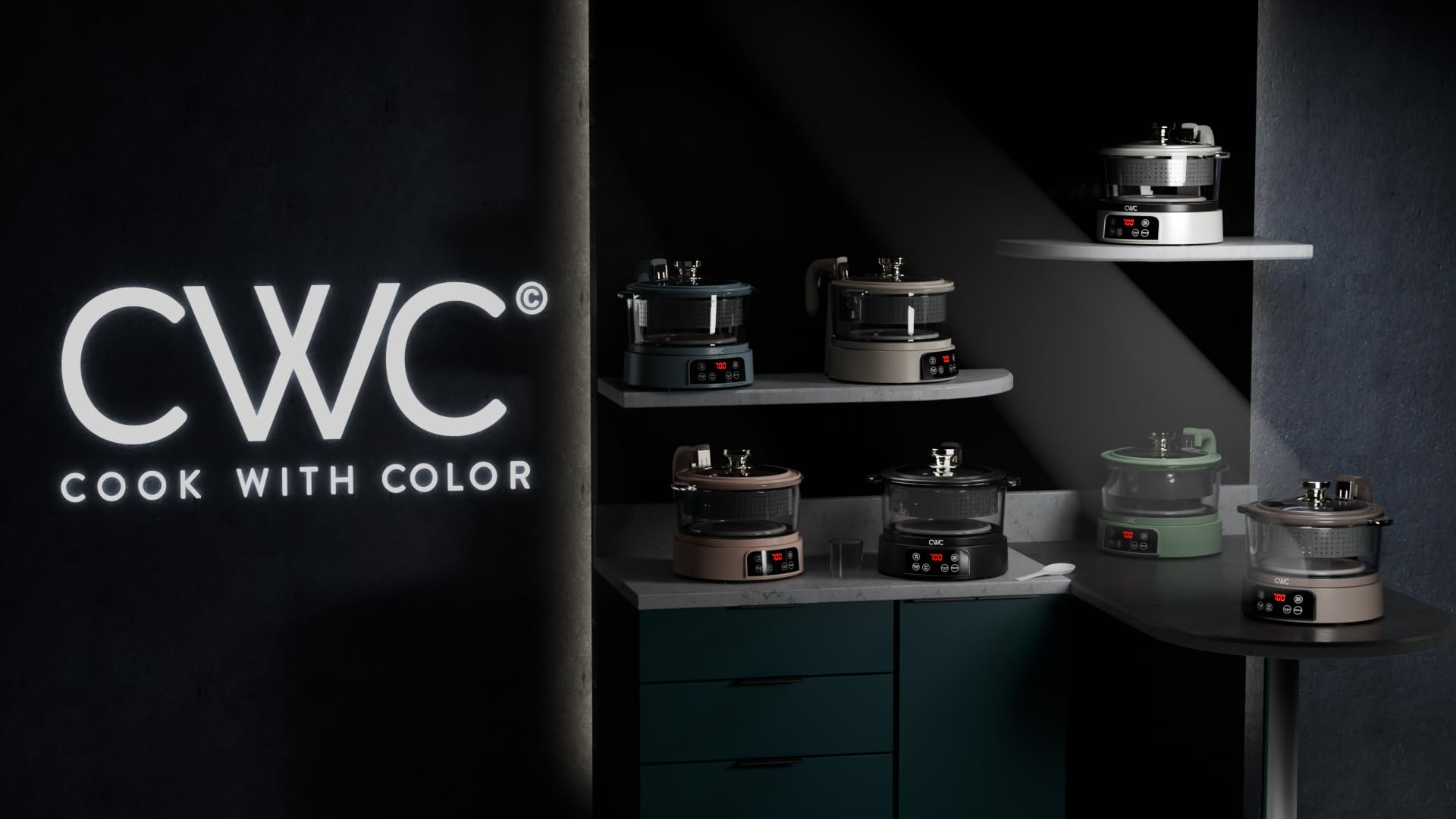 COOK WITH COLOR 3L digital keep-warm panel for meals