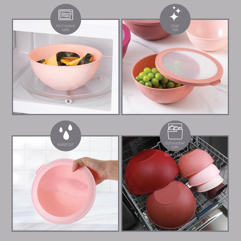 COOK WITH COLOR BPA-free plastic ensures food-safe everyday use