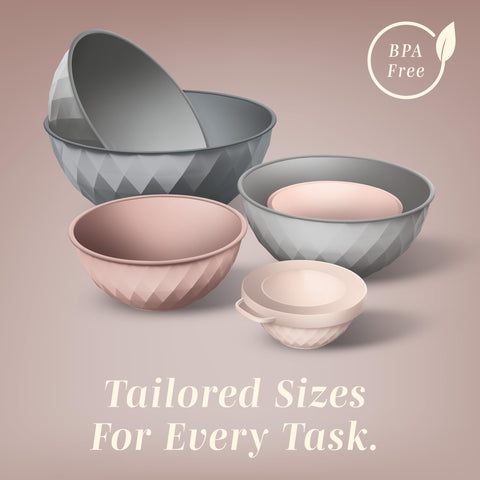 COOK WITH COLOR BPA-free polypropylene ensures safe, durable use