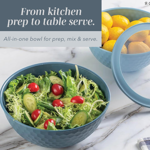 COOK WITH COLOR BPA-free polypropylene bowls for durable daily use.
