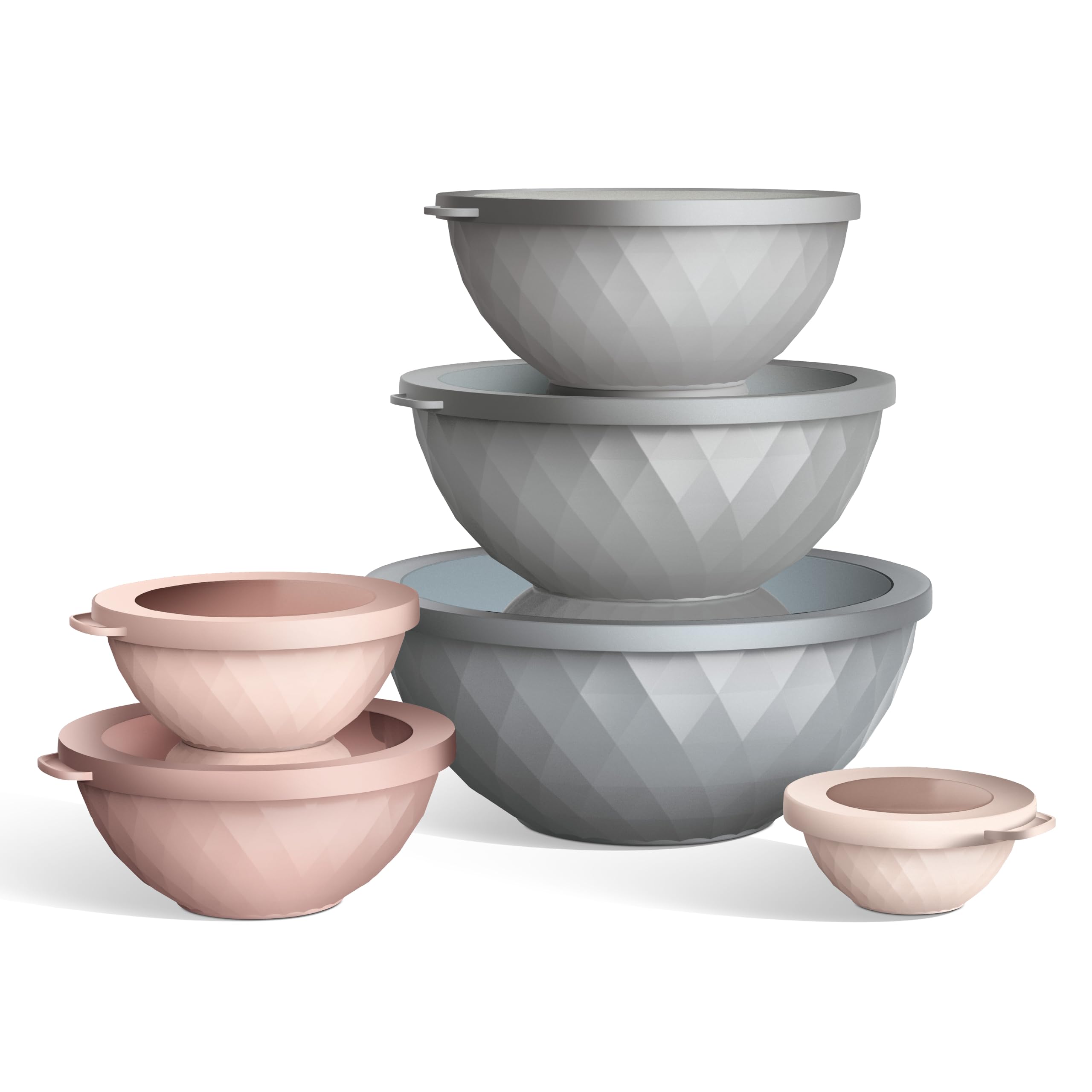 COOK WITH COLOR lids provide tight seals for fresh leftovers