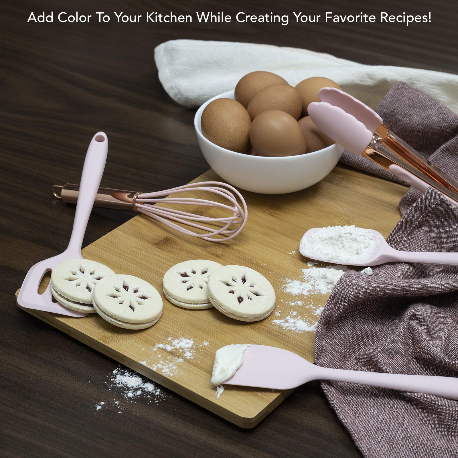 COOK WITH COLOR mini spatula pink perfect for tasting and serving small portions