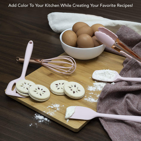 COOK WITH COLOR mini spatula pink perfect for tasting and serving small portions
