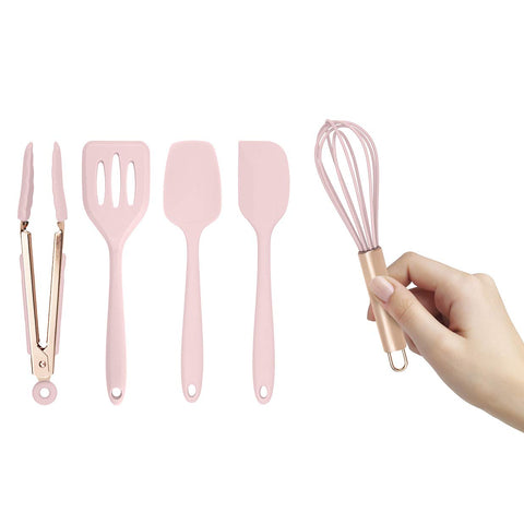 COOK WITH COLOR mini tong pink designed for precise, nonstick cooking
