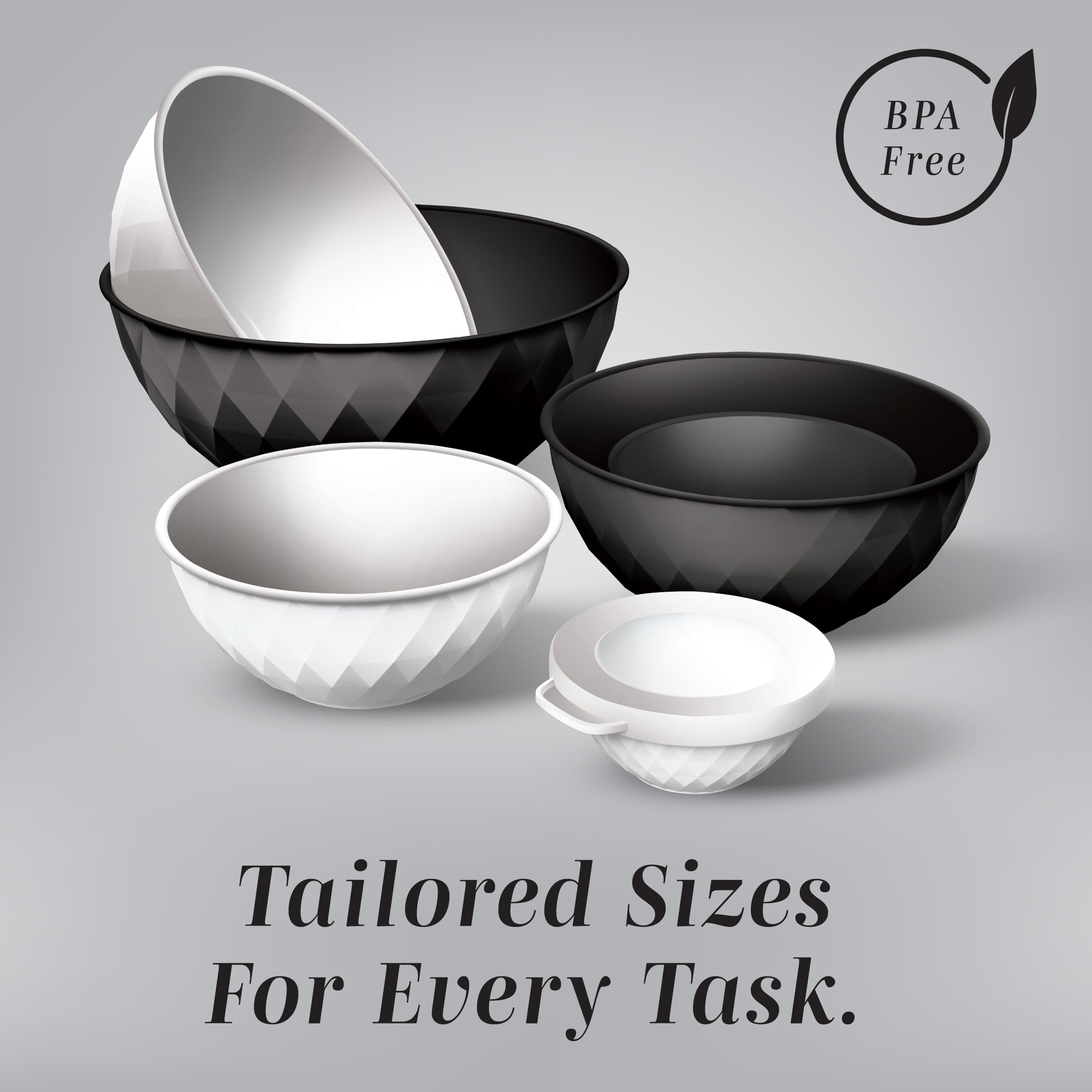 COOK WITH COLOR bowls are top-rack dishwasher-safe for easy cleanup