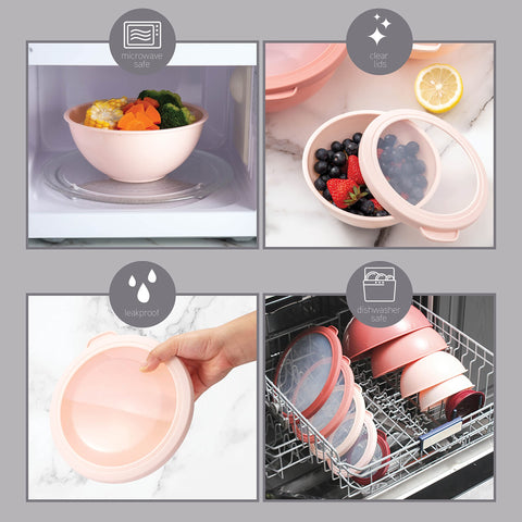 Cook With Color 0.74 qt bowl is ideal for small tasks and portioning.