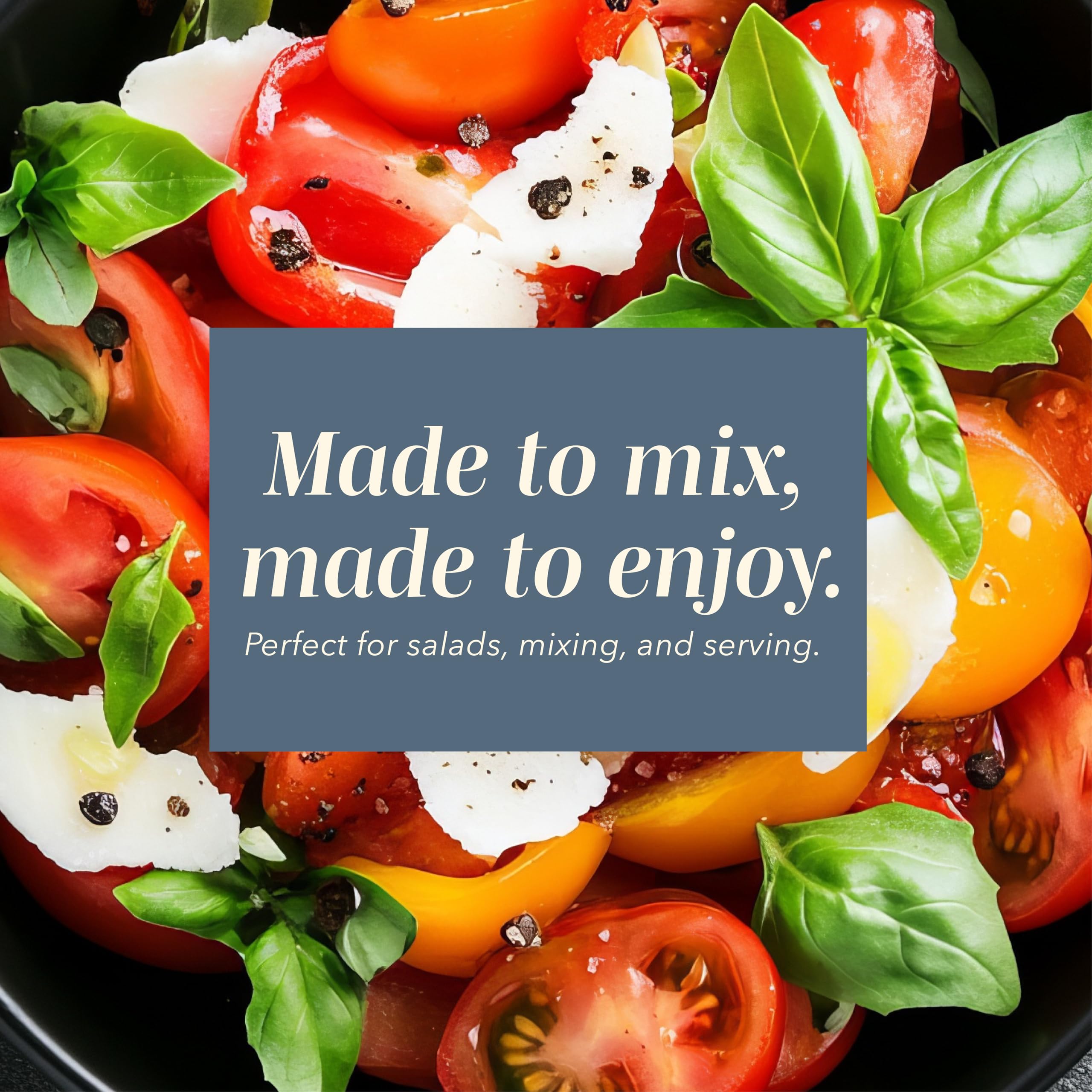 COOK WITH COLOR nesting design saves counter space during storage.