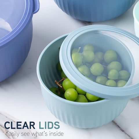 Cook with Color bowls small to large for versatile cooking.