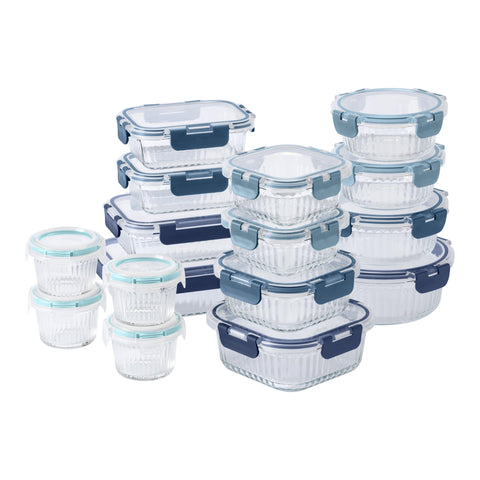 COOK WITH COLOR rectangular container ideal for organized meal prep and portion control.