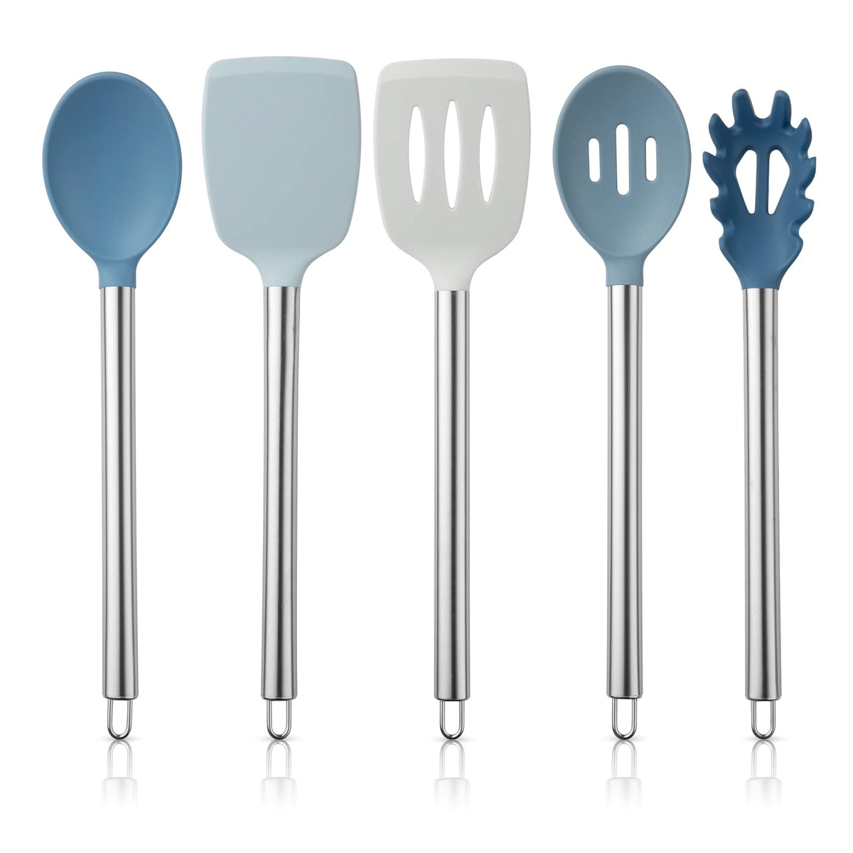 Cook With Color silicone serving spoon for versatile stirring and serving