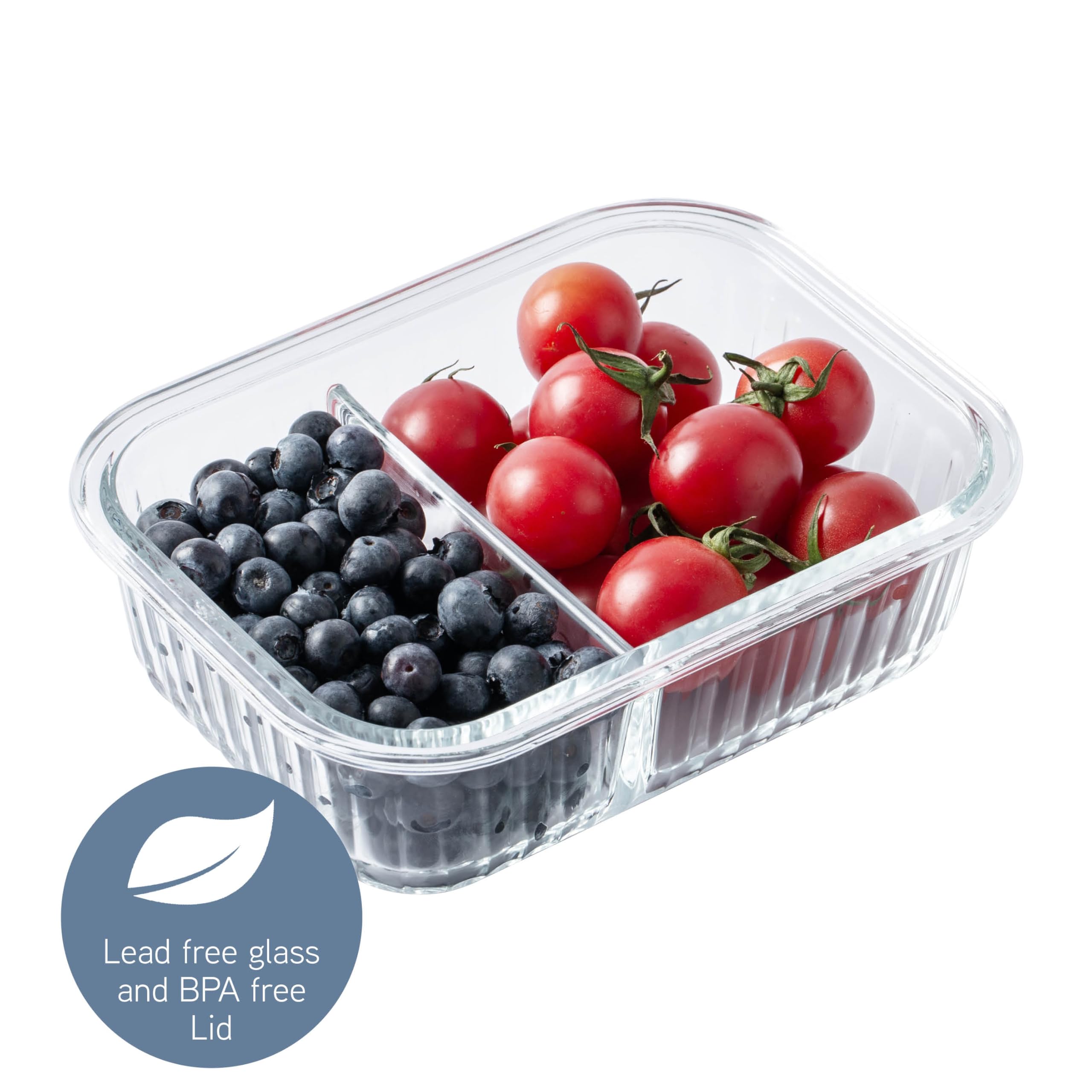 COOK WITH COLOR stackable design saves pantry space and simplifies organization.