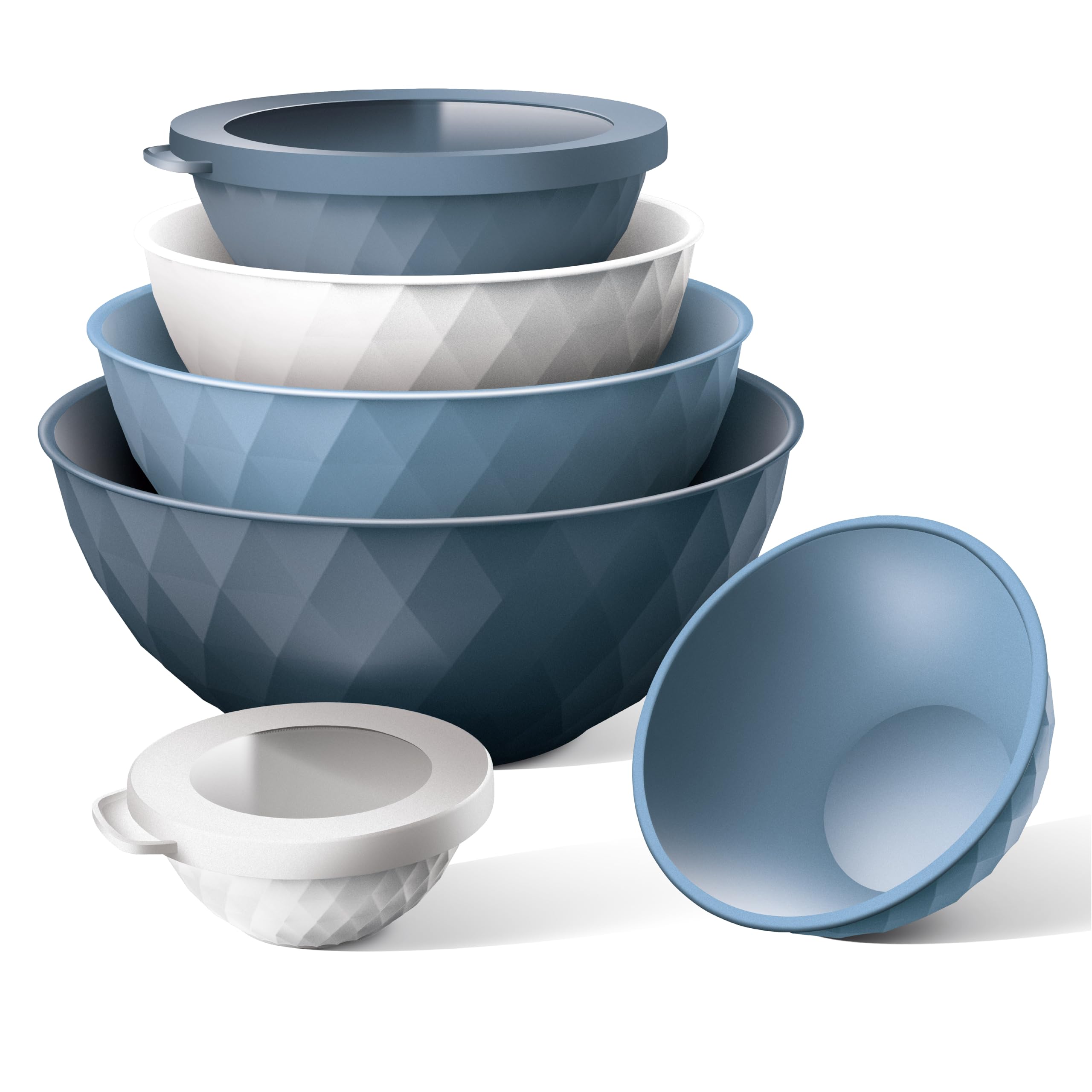 COOK WITH COLOR top-rack dishwasher-safe bowls for easy cleanup.