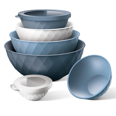 COOK WITH COLOR top-rack dishwasher-safe bowls for easy cleanup.