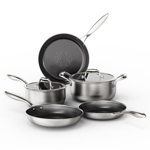 COOKER KING stainless steel cookware set in a modern kitchen for versatile everyday cooking.