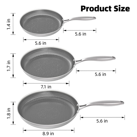 COOKER KING tri-ply design delivers even heat across sizes.