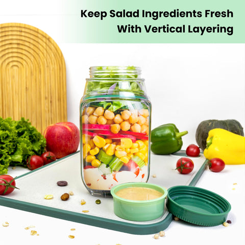 COOKERAA Freezer-safe design stores prepped ingredients for later
