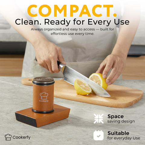 Cookerfy rolling knife sharpener gift-ready packaging suitable for gifting