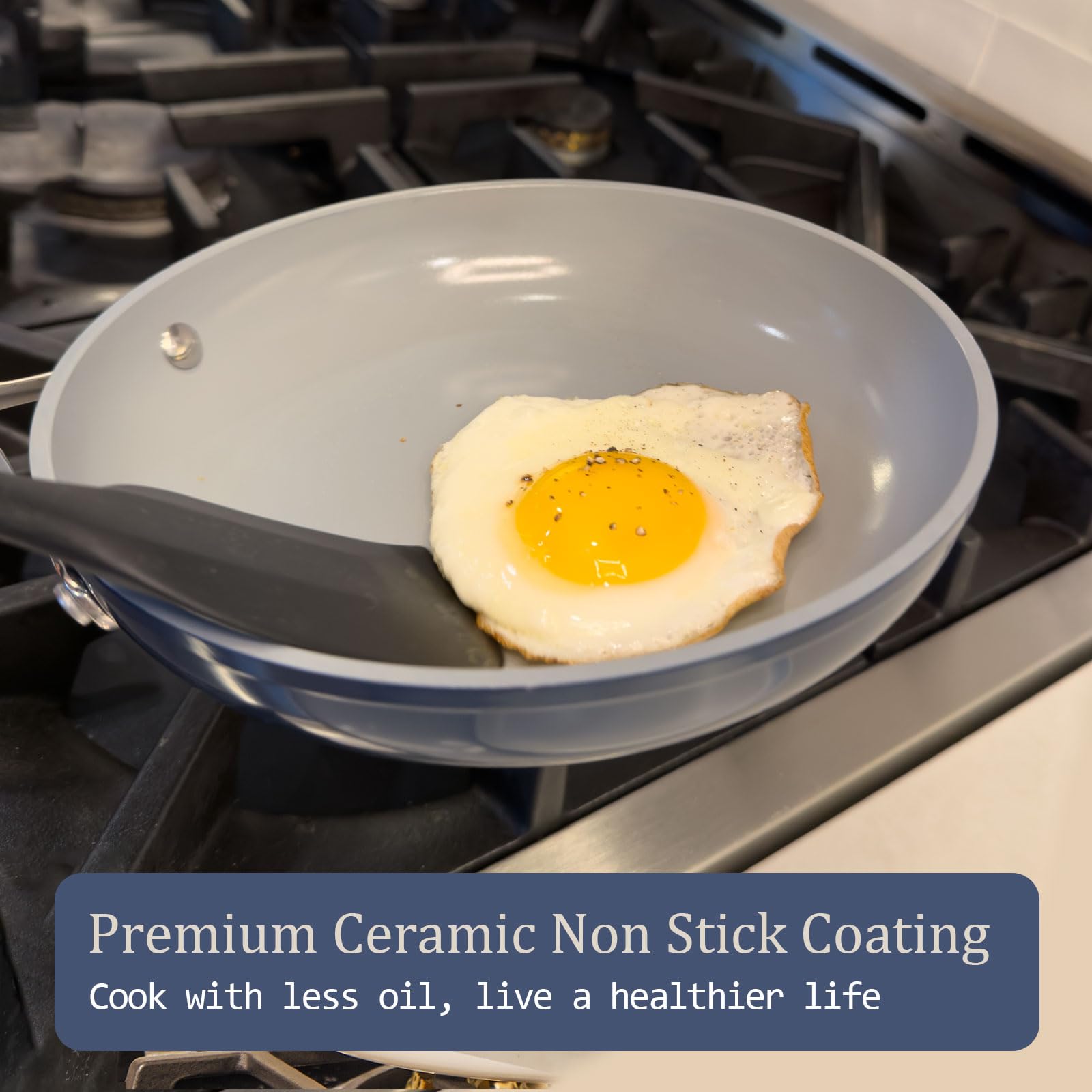 CookinCraze oven-safe base demonstrates 500°F compatibility for searing and simmering.
