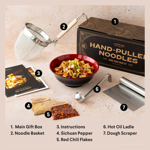 Cooking Gift Set hot oil ladle ideal for safe broth and frying.