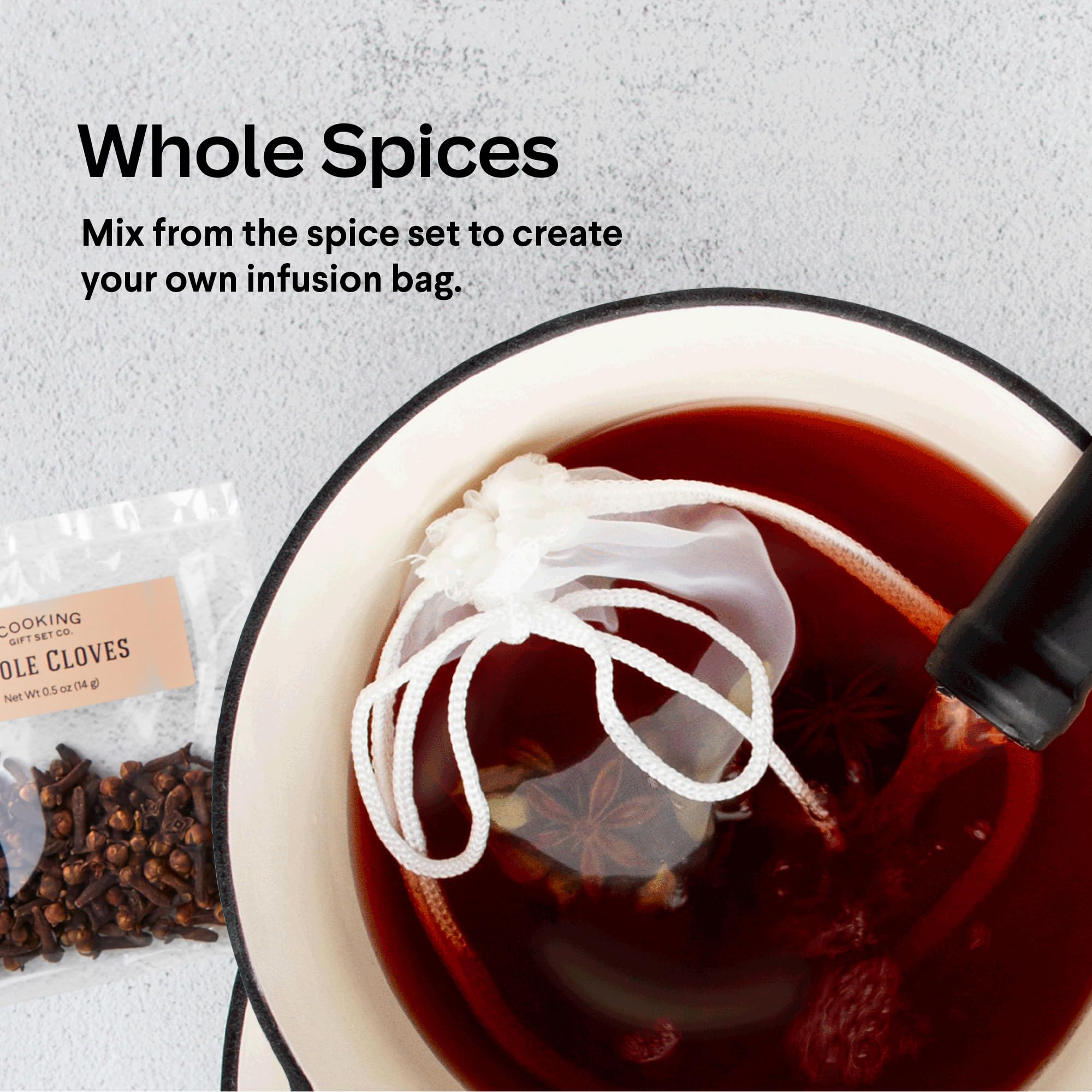 Cooking Gift Set mulled wine kit spice palette enables personalized aroma and flavor.