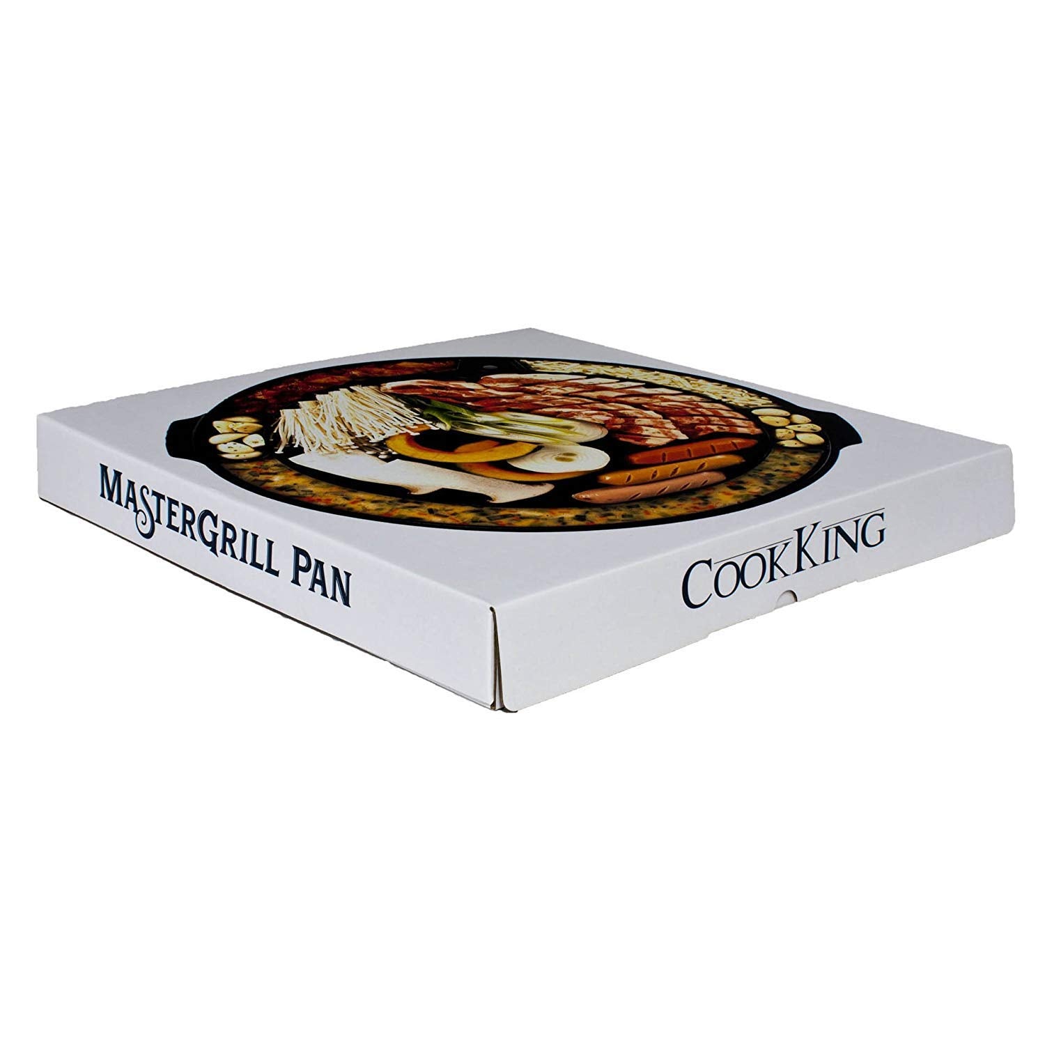 COOKKING Master Grill Pan on stovetop showing indoor grilling sessions