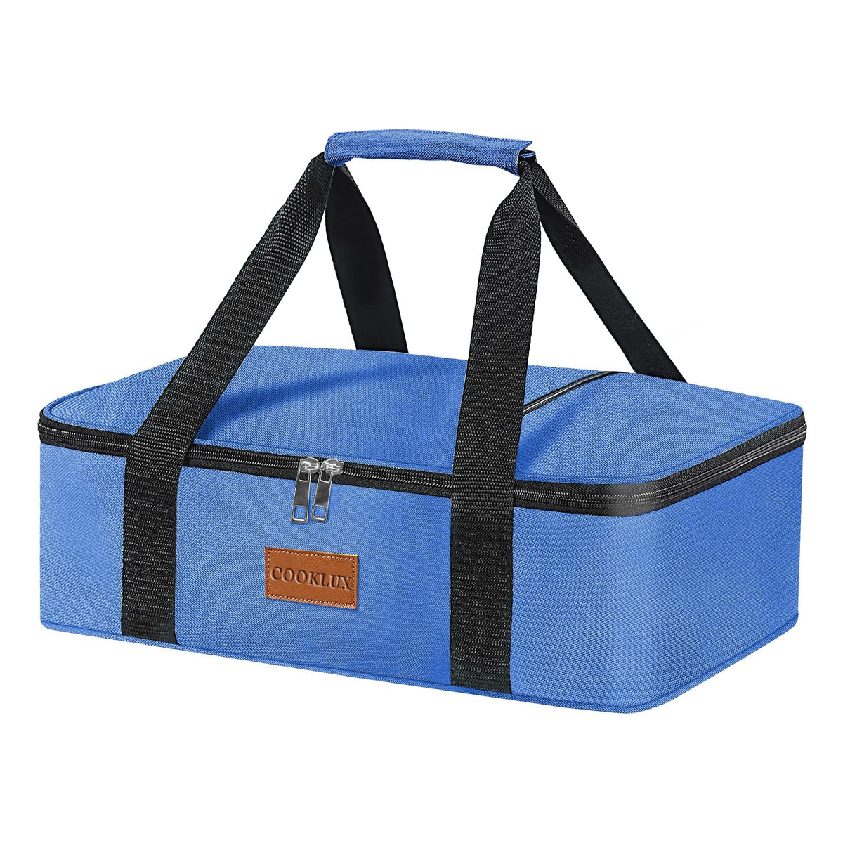 Cooklux insulated casserole carrier with 9x13 dish fit for easy transport