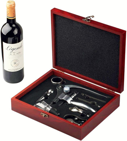 Cooko wine opener set corkscrew for smooth, quick cork removal from any bottle