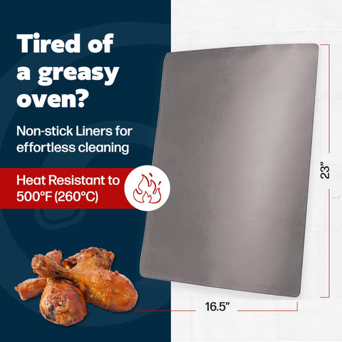 Cooks Innovations compact-oven-mat trimmed to fit small kitchens.
