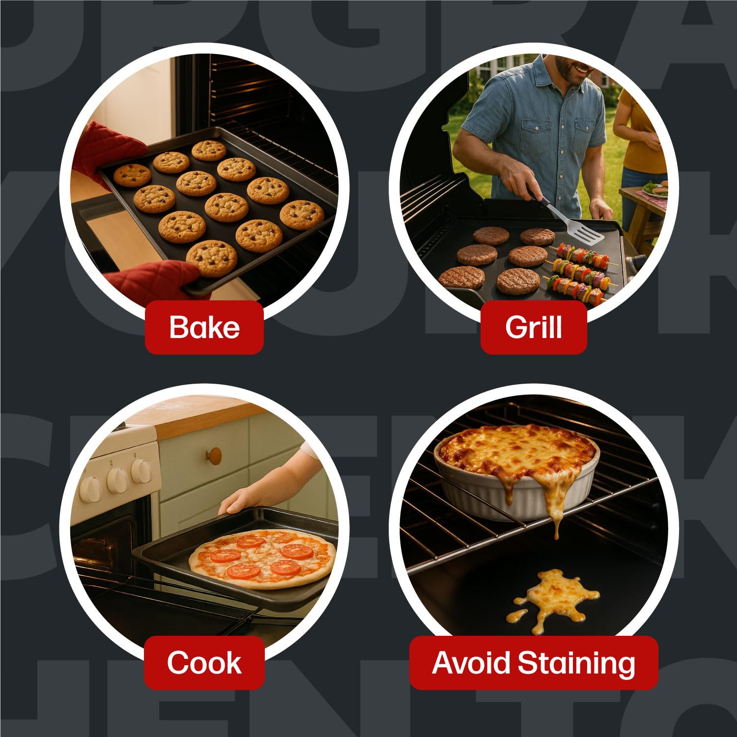 Cooks Innovations thin lightweight liner slides in and out with ease