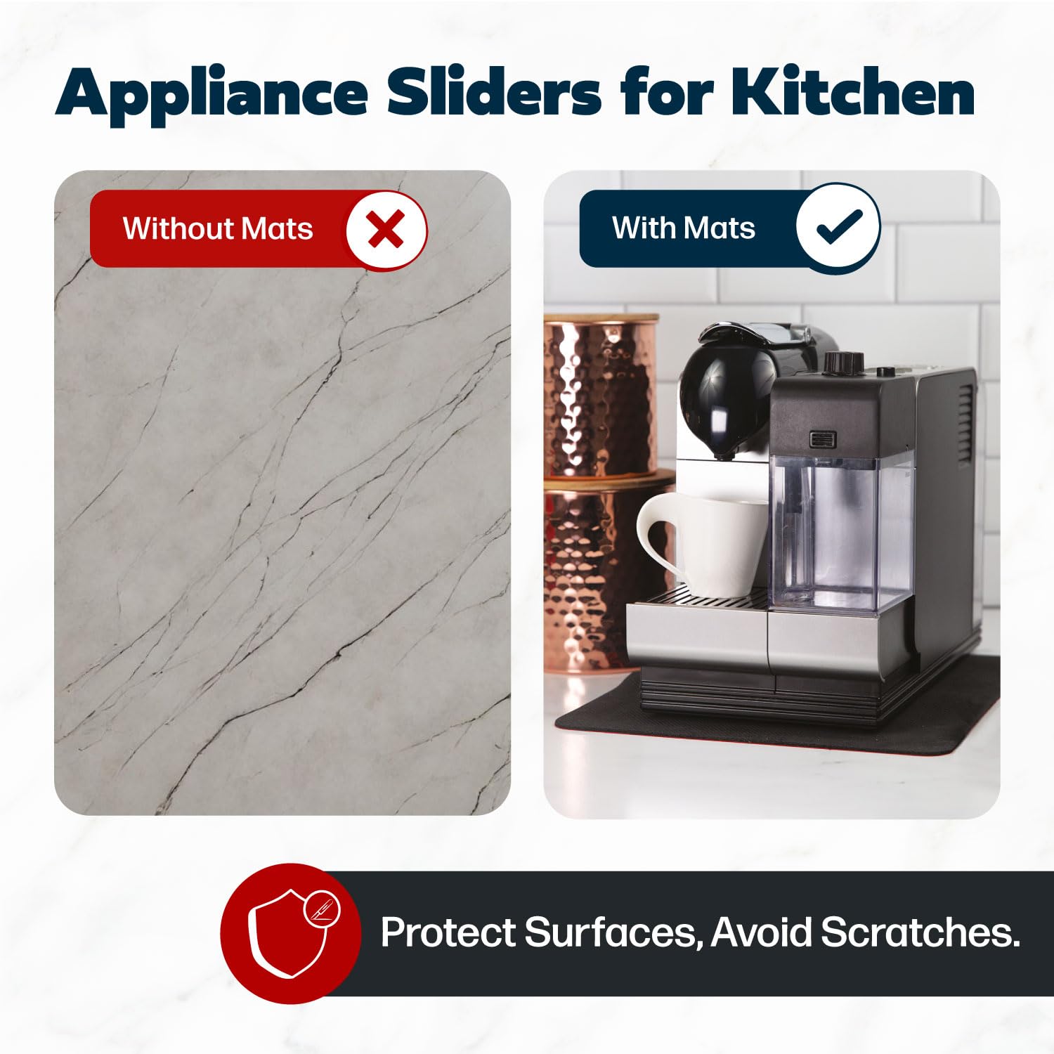 Cooks Innovations 3-pack adds value and convenient coverage under appliances