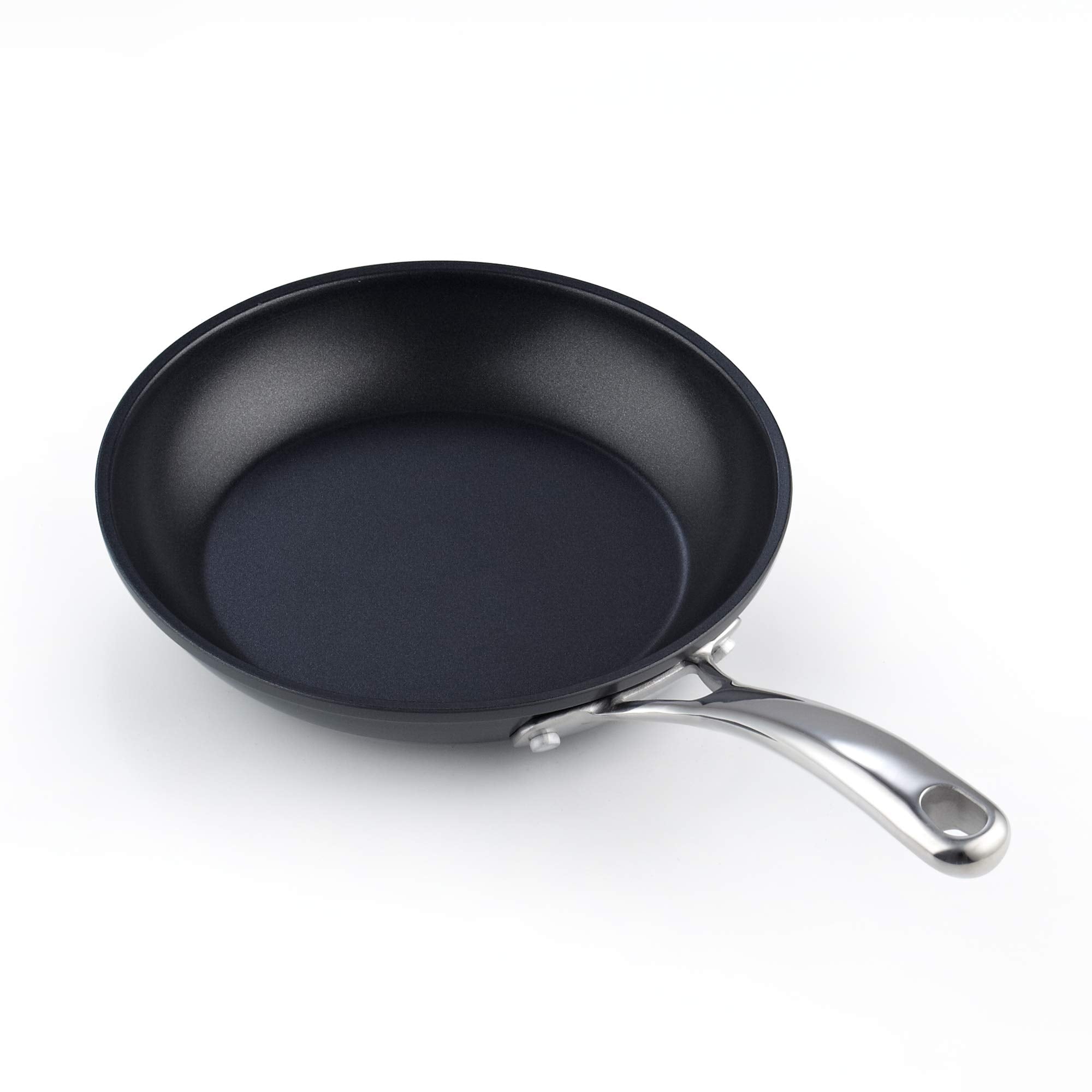 Cooks Standard 8-Inch frying pan with hard anodized coating for even heating and easy release.