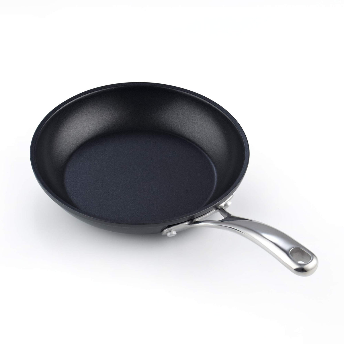 Cooks Standard 8-Inch frying pan with hard anodized coating for even heating and easy release.