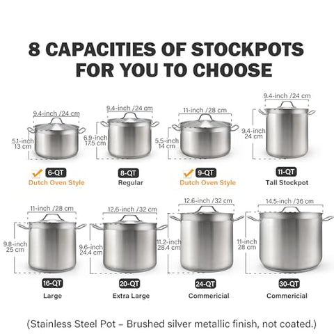 Cooks Standard brushed 18/10 stainless steel interior and exterior for durability.