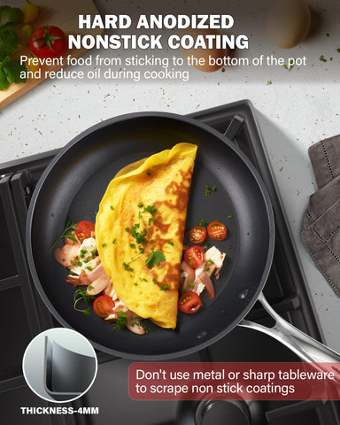 Cooks Standard pan is oven safe to 500F for finished dishes.