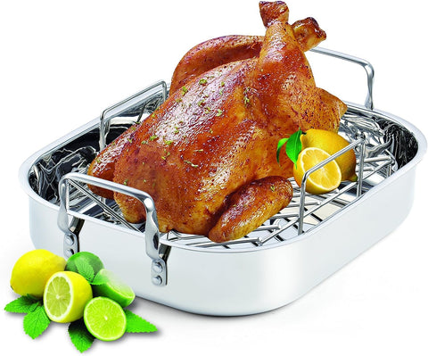 Dishwasher-safe stainless steel makes cleanup quick after meals.