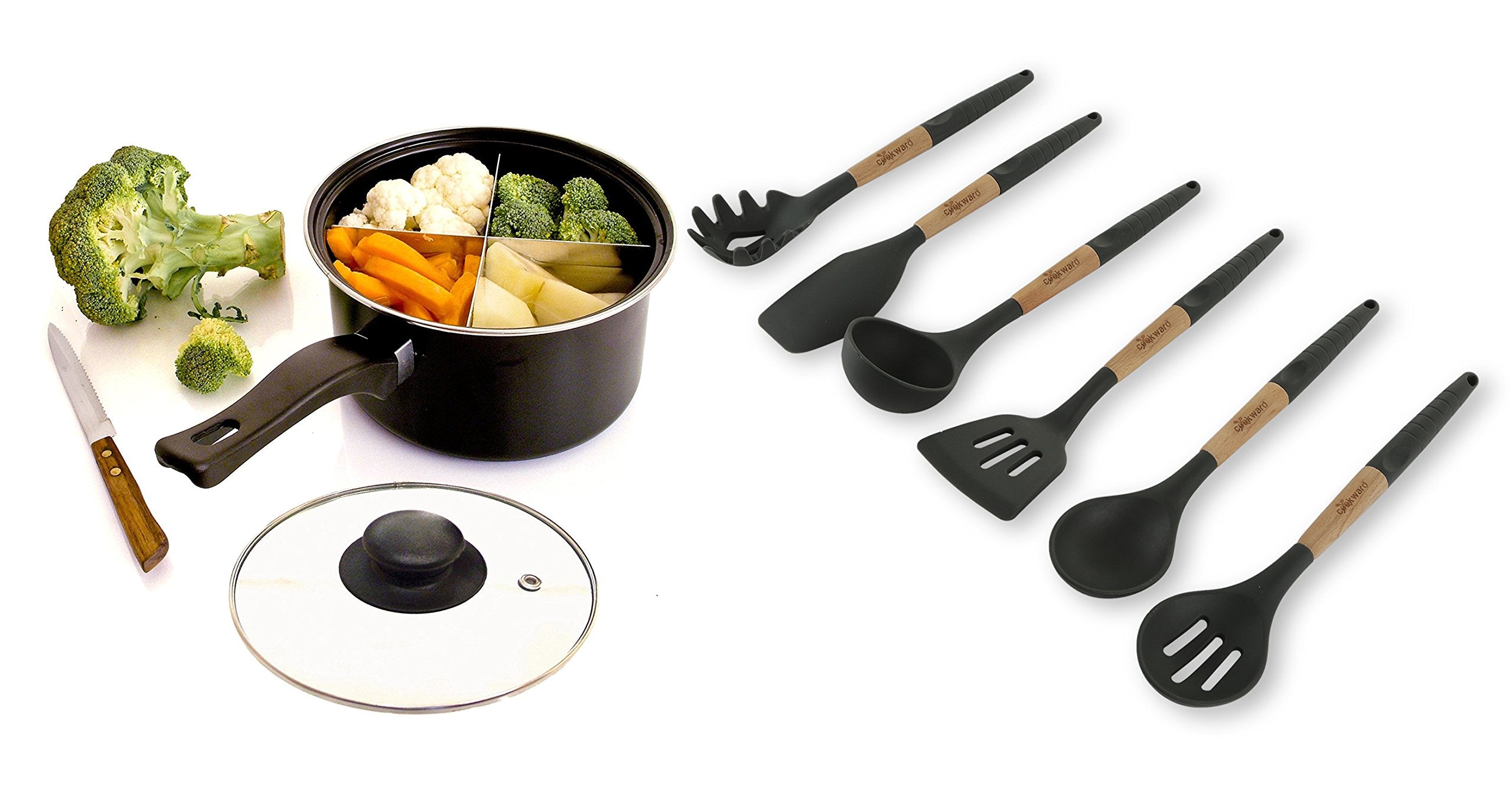 Eco-friendly materials Cookward set supports greener cooking habits.
