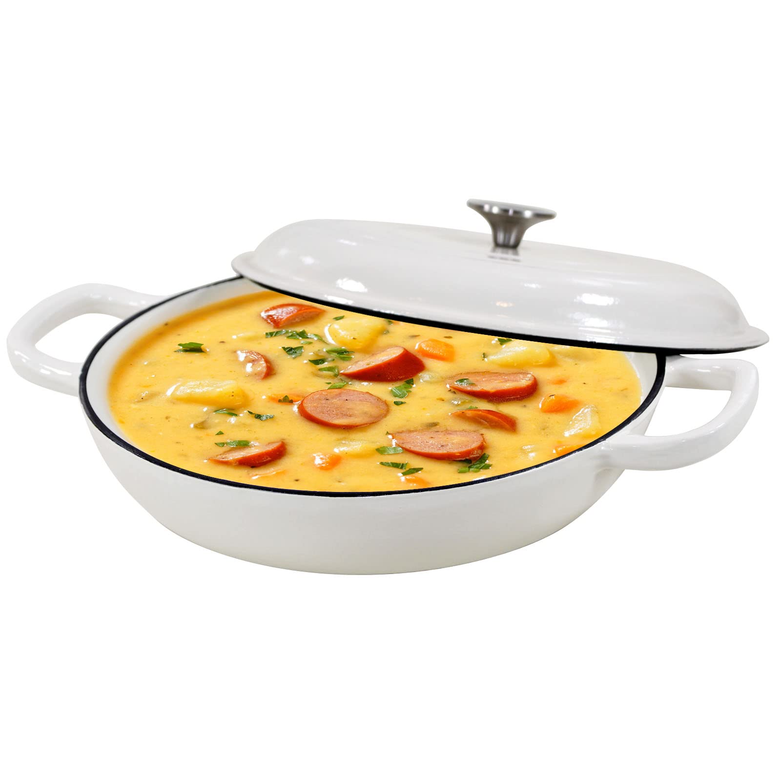 COOKWIN cast iron Dutch Oven with lid for even heat and slow meals.