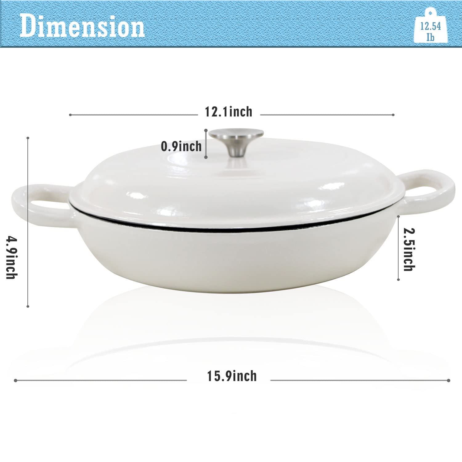 COOKWIN high-heat resistance up to 500°F for versatile cooking.