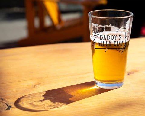 COOL AF dishwasher-safe beer glass makes cleanup quick after gatherings.