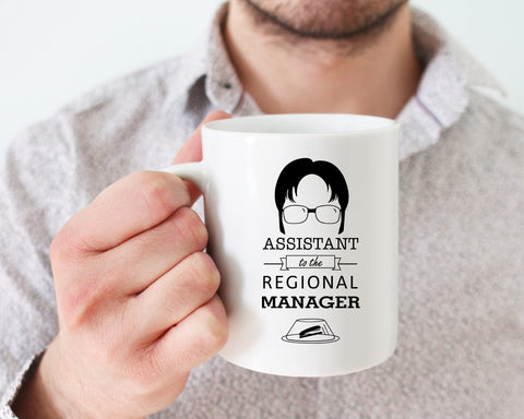 COOL AF Dwight Schrute mug for desk gift and conversation starter