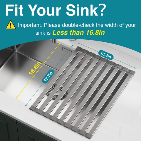 COOL-ANGLE aluminum construction supports up to 80 lbs of dishes.