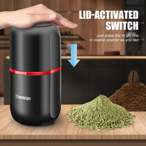 COOL KNIGHT electric grinder runs at 30,000 rpm for fast results.